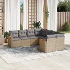 Tuinsets met gemengd beige materiaal en gepoedercoat staal afmetingen - Tuinsets