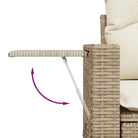 Tuinsets met gepoedercoat staal en beige materiaal voor buitenplezier - Tuinsets