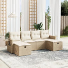Tuinsets met gepoedercoat staal en zwarte materialen voor comfortabele buitenruimte - beige en crèmekleurig / zonder
