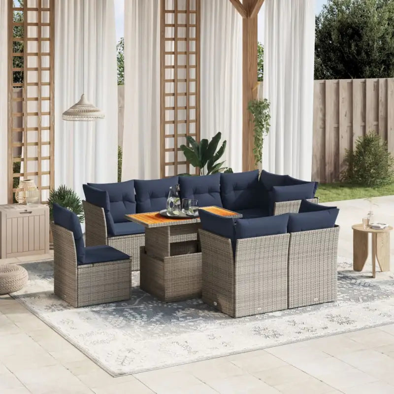 Tuinsets met grijs materiaal en gepoedercoat staal voor buitenplezier - Tuinsets