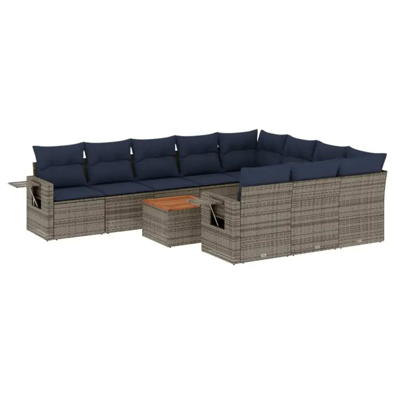 Tuinsets met grijs materiaal en gepoedercoat staal voor comfort - Tuinsets