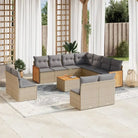 Tuinsets met grijs materiaal en waterdichte zak voor buitencomfort - Beige en grijs / Met tafel - Tuinsets