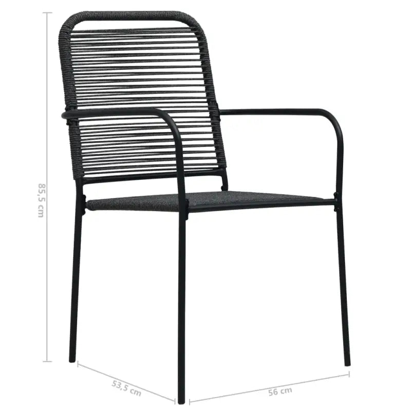 Tuinsets met katoenen touw voor stijlvolle tuin en eethoek - Tuinsets