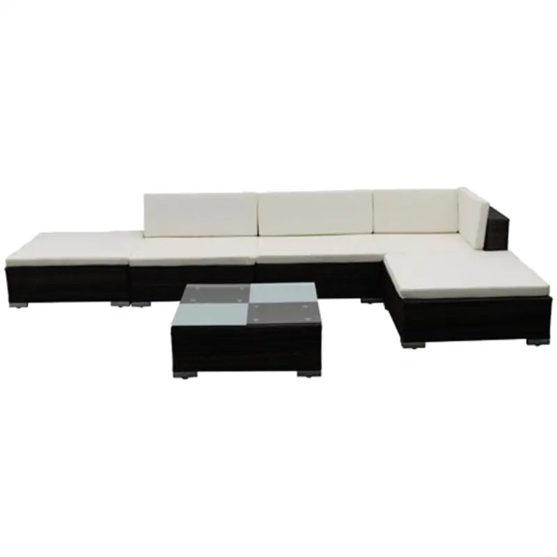 Tuinsets met levering bevat rattan lounge set voor alle seizoenen - Tuinsets