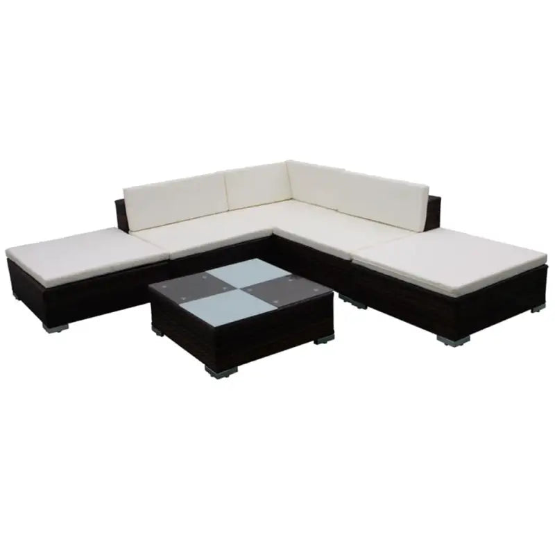 Tuinsets met levering bevat rattan lounge set voor alle seizoenen - Tuinsets