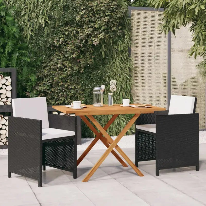 Tuinsets met massief acaciahout voor eenvoudig schoon en duurzaam genieten - Tuinsets