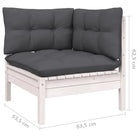 Tuinsets met massief grenenhout en comfortabele rugzijkussen - Tuinsets