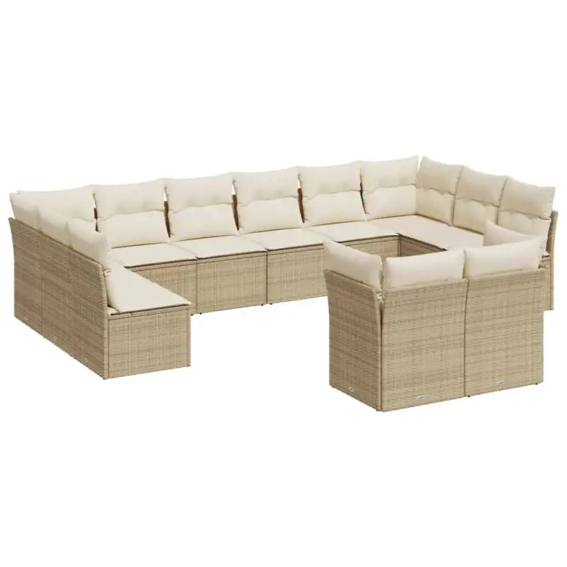 Tuinsets met poly rattan en comfortabele zitervaring in gepoedercoat staal - Tuinsets