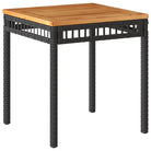 Tuinsets met poly rattan en comfortabele zitervaring in natuurlijke afwerking - Tuinsets