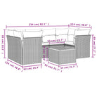 Tuinsets met poly rattan en gepoedercoat staal voor buitenplezier - Tuinsets