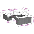 Tuinsets met poly rattan en gepoedercoat staal voor buitenplezier - Tuinsets