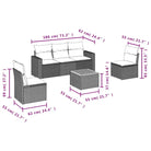 Tuinsets met poly rattan en gepoedercoat staal voor buitenplezier - Tuinsets