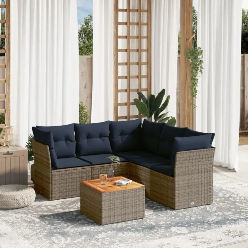 Tuinsets met poly rattan en gepoedercoat staal voor comfortabel buitenplezier - Tuinsets