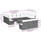 Tuinsets met poly rattan en gepoedercoat staal voor outdoor ontspanning - Tuinsets