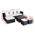 Tuinsets met stalen frame voor moderne elegantie levering bevat - Tuinsets