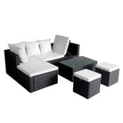 Tuinsets met stalen frame voor moderne elegantie levering bevat - Tuinsets
