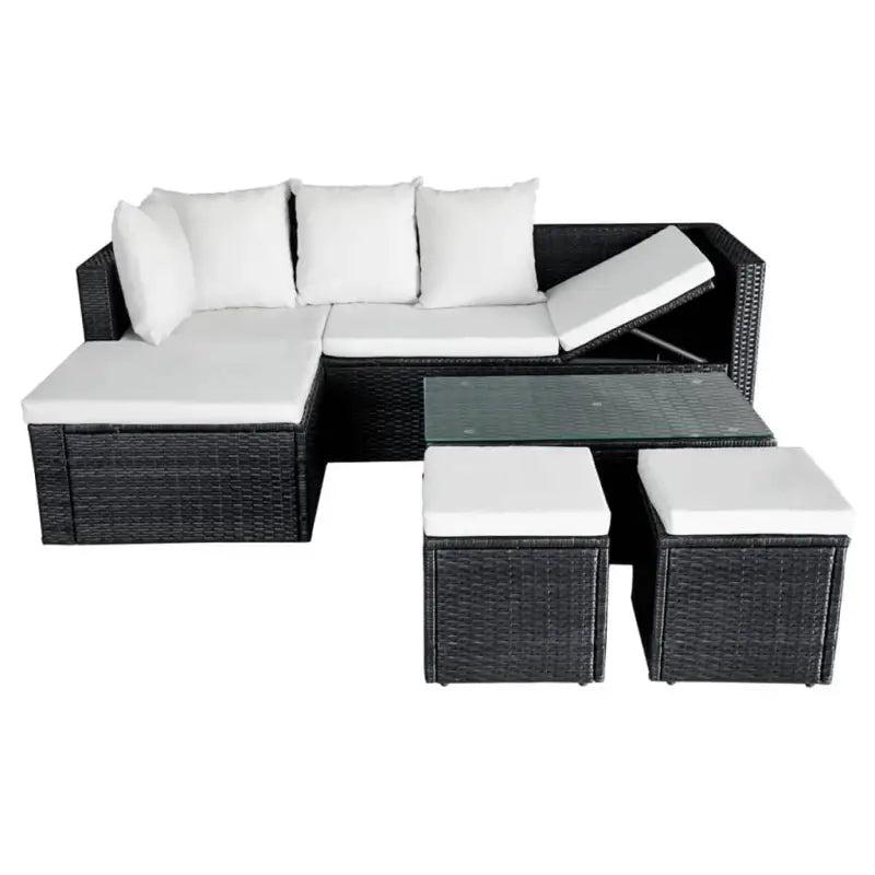 Tuinsets met stalen frame voor moderne elegantie levering bevat - Tuinsets