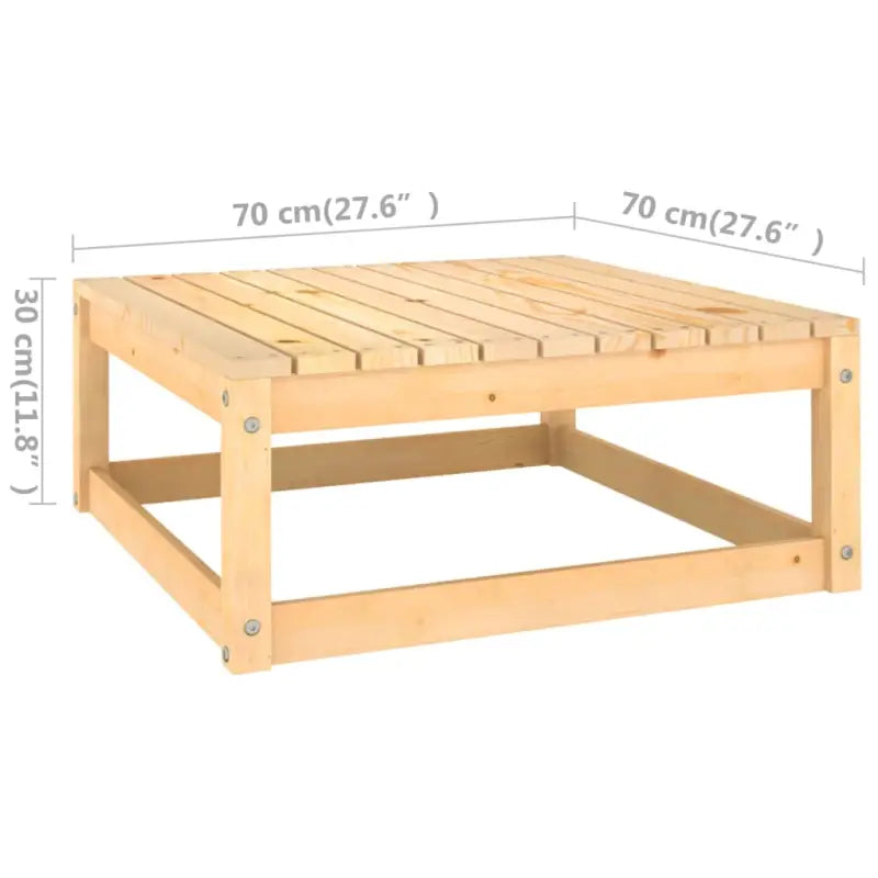 Tuinsets met tafel en voetenbank voor ontspannen buitenplezier - Tuinsets