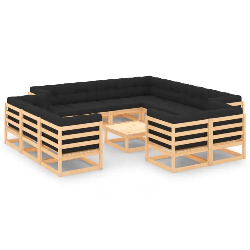 Tuinsets met tafel en voetenbank voor ontspannen buitenplezier - Tuinsets