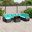 Tuinsets met zwart materiaal en gepoedercoat staal voor buitencomfort - Tuinsets