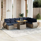 Tuinsets met zwart materiaal en gepoedercoat staal voor buitencomfort - Grijs / zonder opbergruimte - Tuinsets