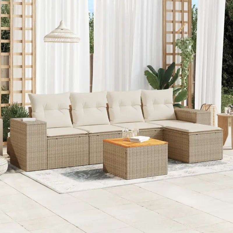 Tuinsets met zwart materiaal en gepoedercoat staal voor buitengebruik - beige en crèmekleurig - Tuinsets