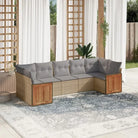 Tuinsets met zwart materiaal en gepoedercoat staal voor buitenplezier - Beige en grijs - Tuinsets