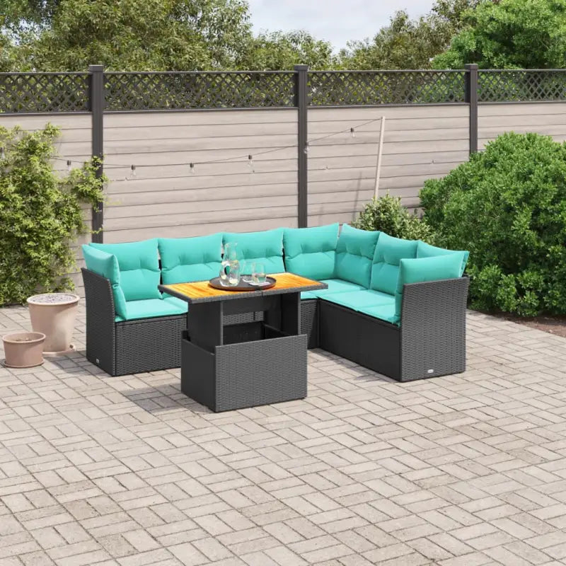 Tuinsets met zwart materiaal en gepoedercoat staal voor buitenplezier - Tuinsets
