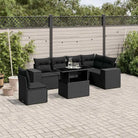 Tuinsets met zwart materiaal en gepoedercoat staal voor buitenruimte - Tuinsets