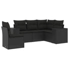 Tuinsets met zwart materiaal en gepoedercoat staal voor comfortabel buiten Gebruik - Tuinsets