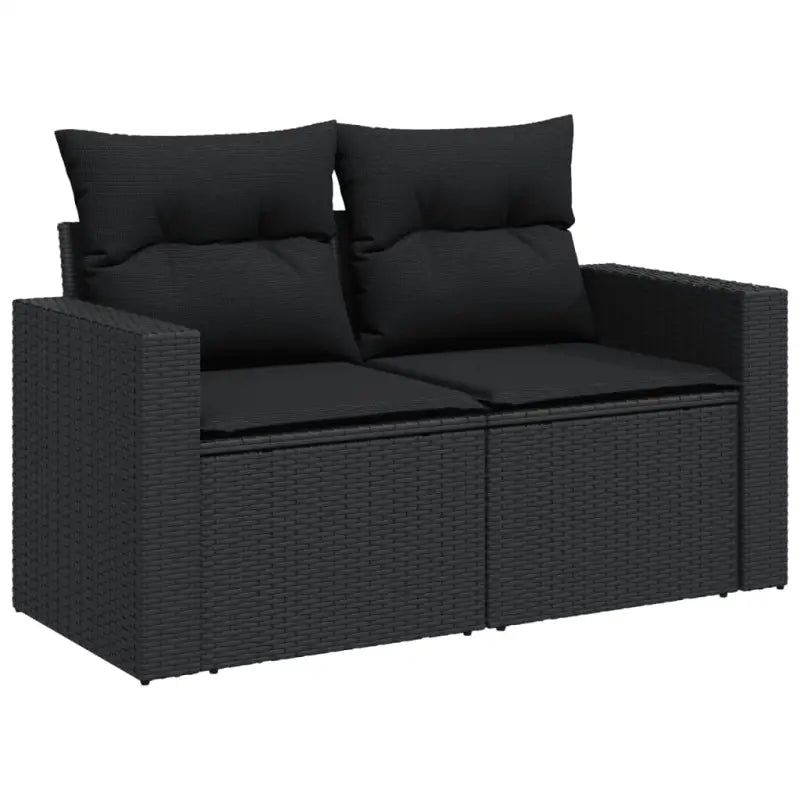 Tuinsets met zwart materiaal en gepoedercoat staal voor comfortabel buiten genieten - Tuinsets