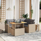 Tuinsets met zwart materiaal en gepoedercoat staal voor comfortabele buitenruimte - Beige en grijs / zonder