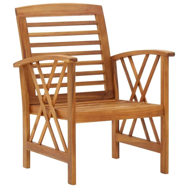 Tuinsets van massief acaciahout met vintage uitstraling - Tuinsets