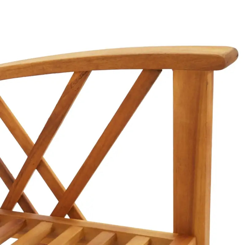 Tuinsets van massief acaciahout met vintage uitstraling - Tuinsets