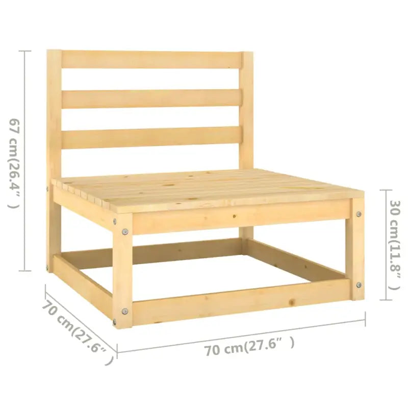 Tuinsets van massief grenenhout voor ontspannen buitenmomenten - Tuinsets