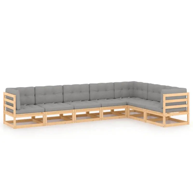 Tuinsets van massief grenenhout voor ontspanning en gezelligheid - Tuinsets