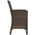 Tuinstoel met kussen in rattan-look voor comfortabel buiten zitten - Tuinstoelen