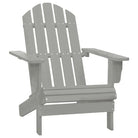 Tuinstoel van massief vurenhout voor comfortabel ontspanning - Grijs / 1 - Tuinstoelen