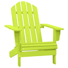 Tuinstoel van massief vurenhout voor comfortabel ontspanning - Groen / 1 - Tuinstoelen