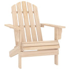 Tuinstoel van massief vurenhout voor comfortabel ontspanning - Naturel / 1 - Tuinstoelen