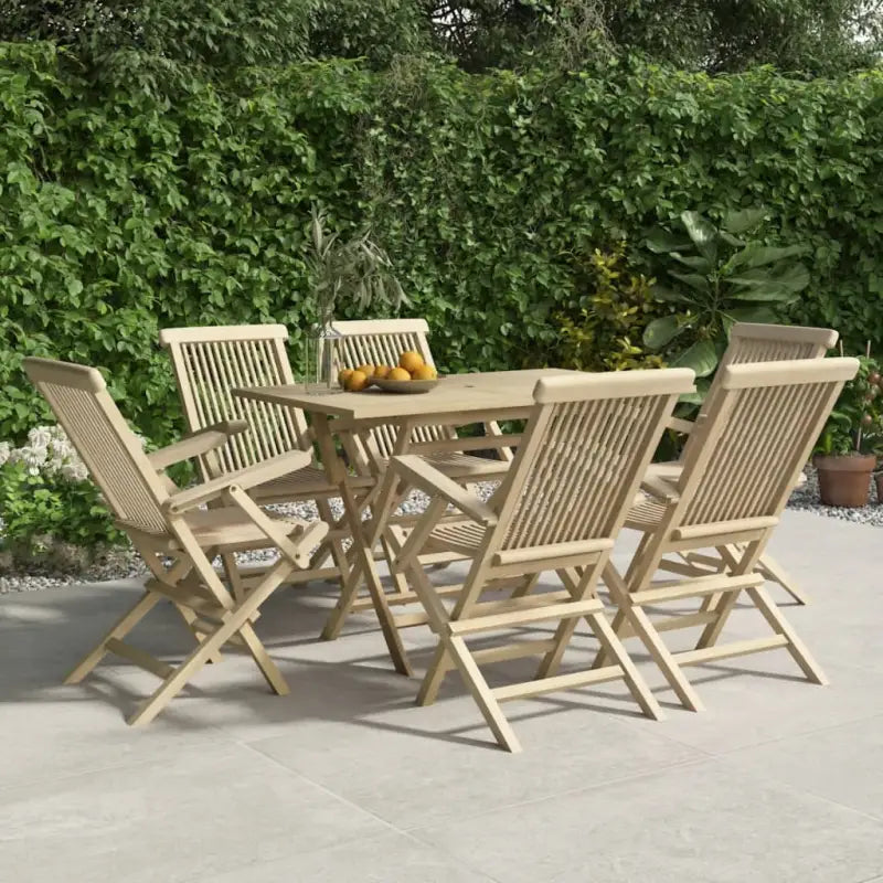 Tuinstoelen in massief teakhout voor een comfortabele ervaring - 6 - Tuinstoelen