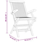 Tuinstoelen in massief teakhout voor een comfortabele ervaring - Tuinstoelen