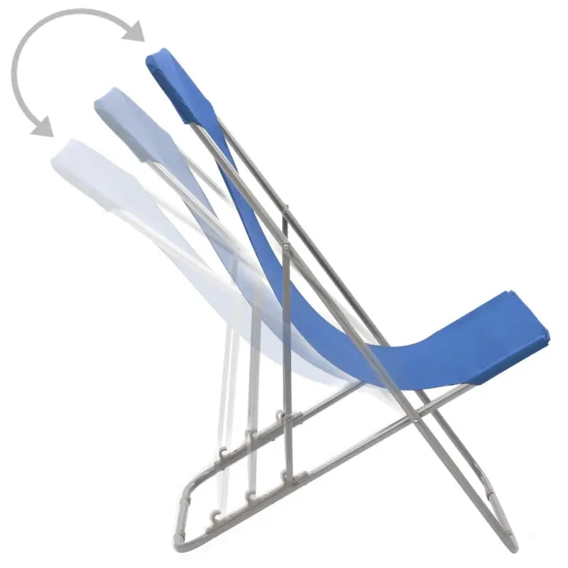 Tuinstoelen met 600D Oxford stof en sterke stalen frames levering bevat - Tuinstoelen