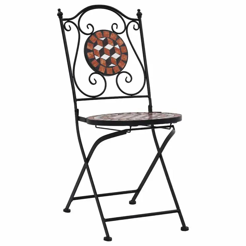 Tuinstoelen met gepoedercoat ijzeren frame voor tuin en balkon - Tuinstoelen