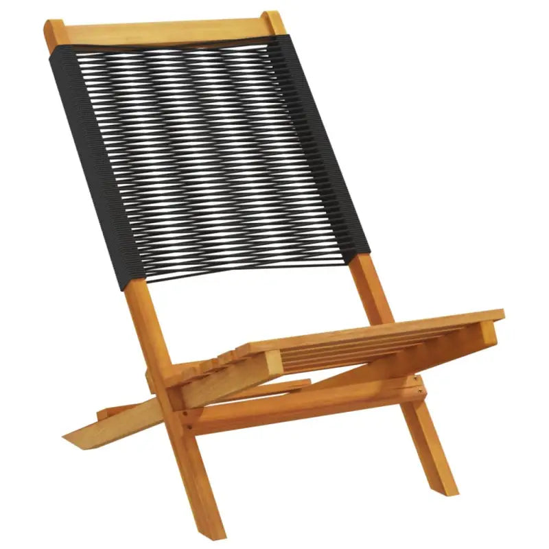 Tuinstoelen met massief acaciahout en gekantelde rugleuning - Tuinstoelen