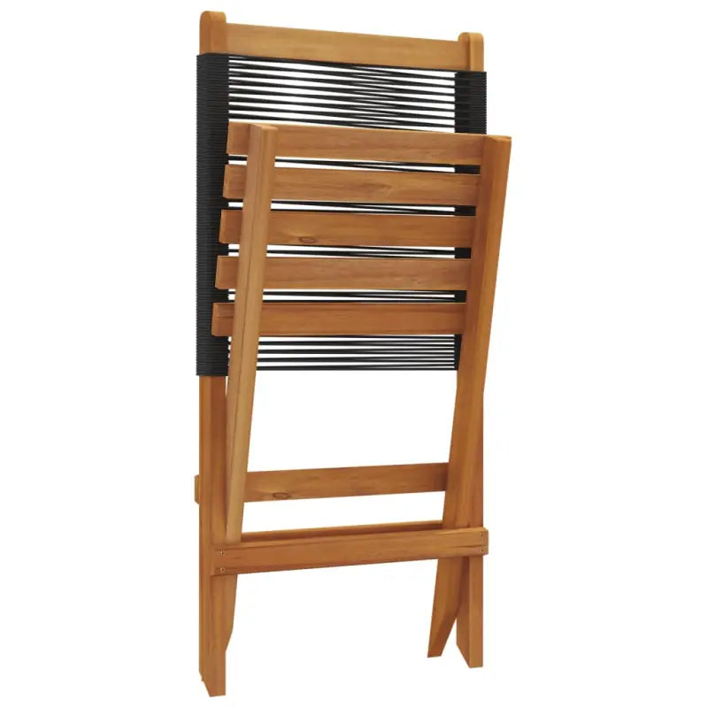 Tuinstoelen met massief acaciahout en gekantelde rugleuning - Tuinstoelen