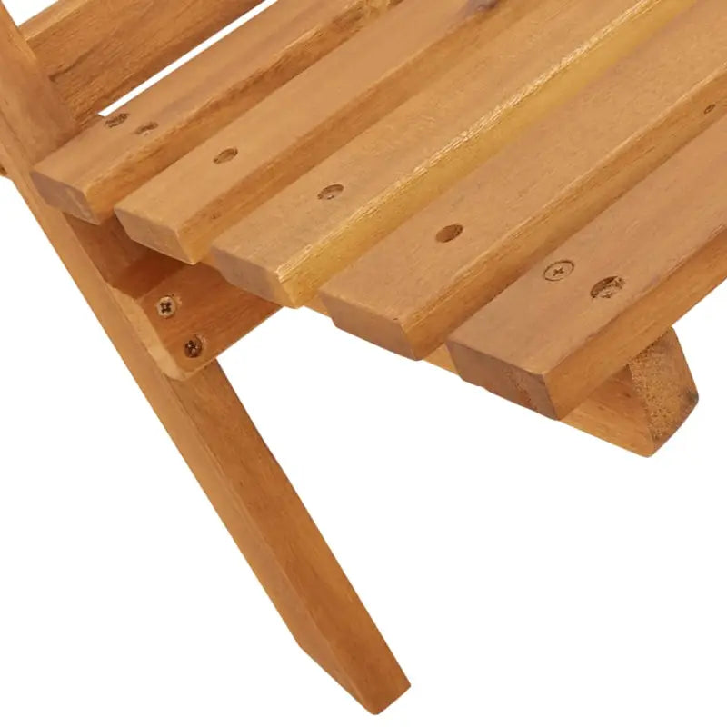 Tuinstoelen met massief acaciahout en gekantelde rugleuning - Tuinstoelen