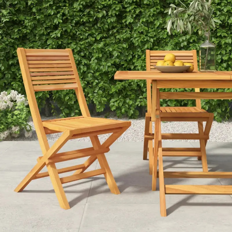 Tuinstoelen met massief teakhout voor een comfortabele ervaring - 2 / Zonder armleuning - Tuinstoelen