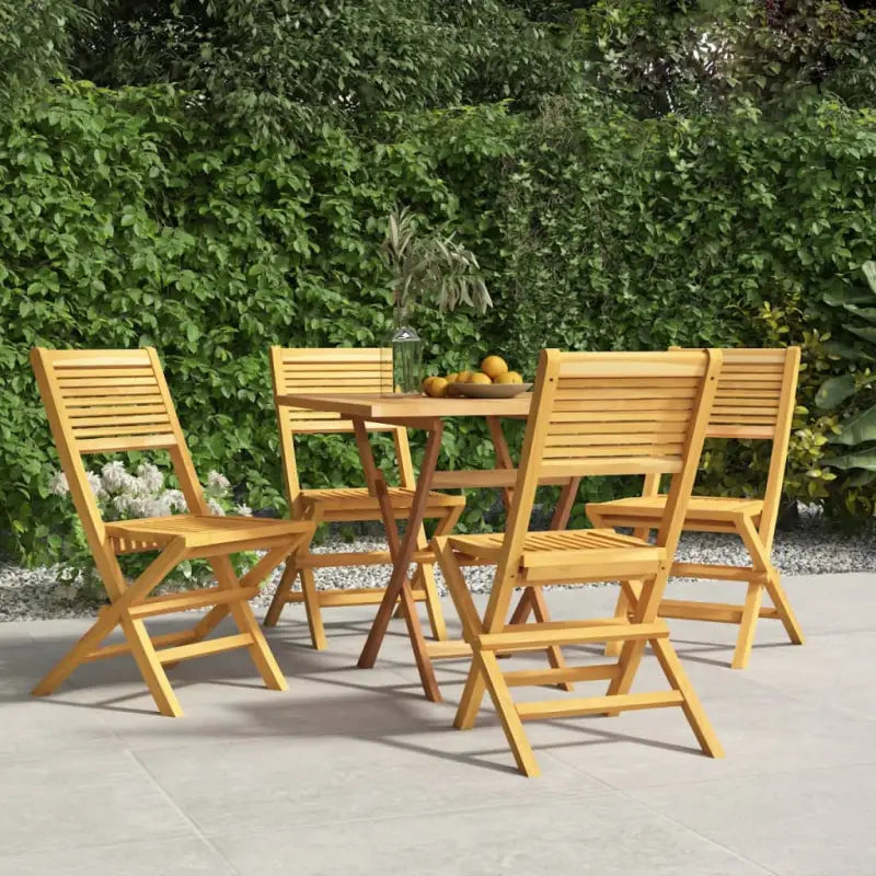 Tuinstoelen met massief teakhout voor een comfortabele ervaring - Tuinstoelen