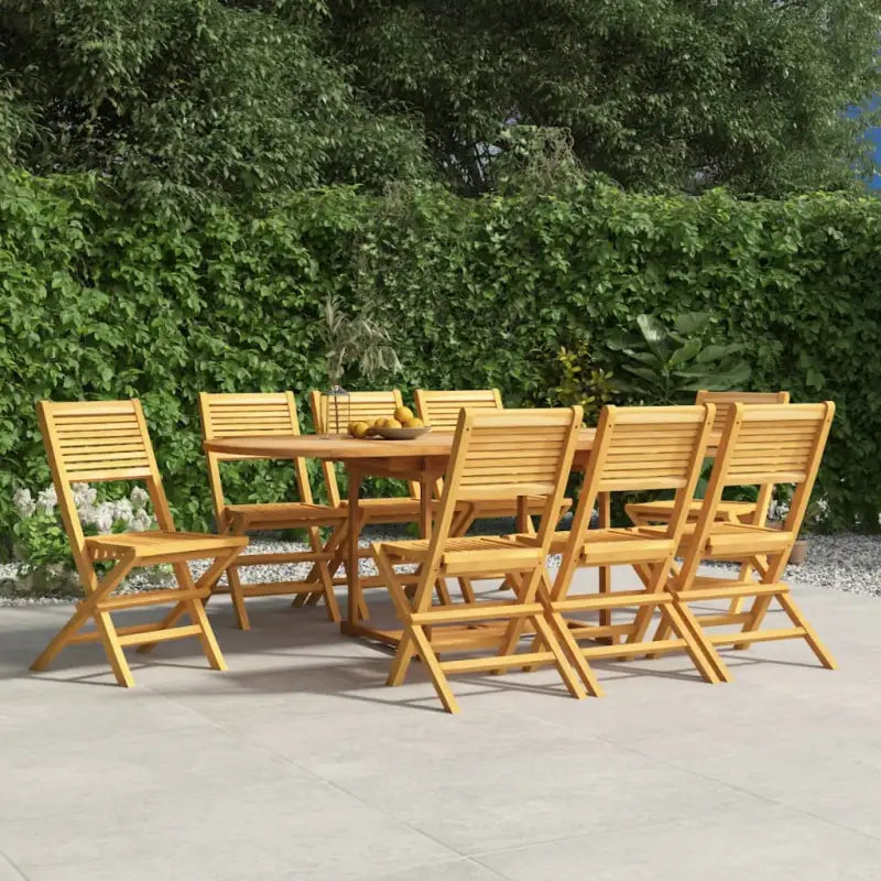 Tuinstoelen met massief teakhout voor een comfortabele ervaring - 8 / Zonder armleuning - Tuinstoelen